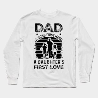 Dad Novelty From Daughter  Son For Father'S Day Long Sleeve T-Shirt